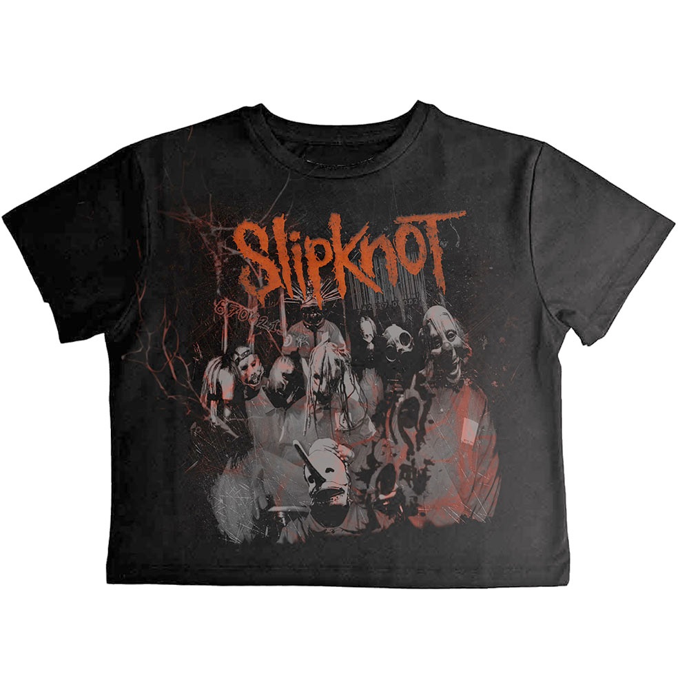 Slipknot - Ouija Belt Crop top - Zwart